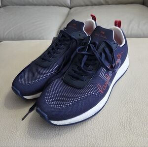 PS Paul Smith Men's Zeus Logo-Print Jacquard-Knit Trainer - EU 44/US 11